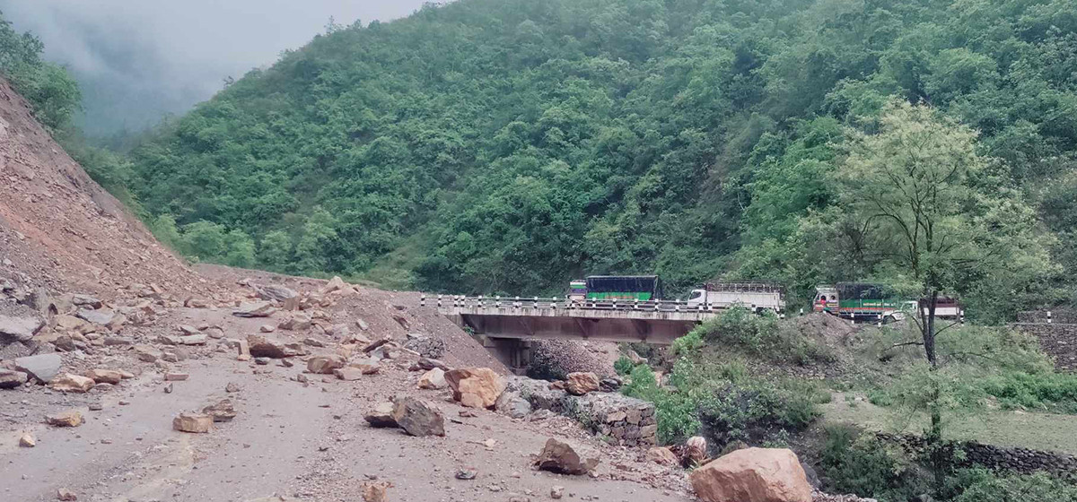 Eight major highways blocked due to incessant rainfall