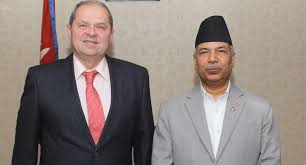 उपराष्ट्रपति यादव र फ्रान्सेली राजदूतबीच शिष्टाचार भेटवार्ता
