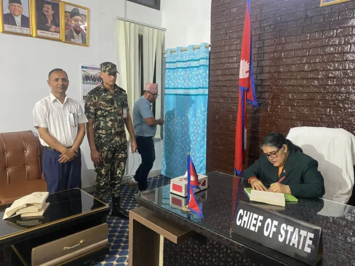 मधेस प्रदेश प्रमुखद्वारा दुई विधेयक प्रमाणीकरण
