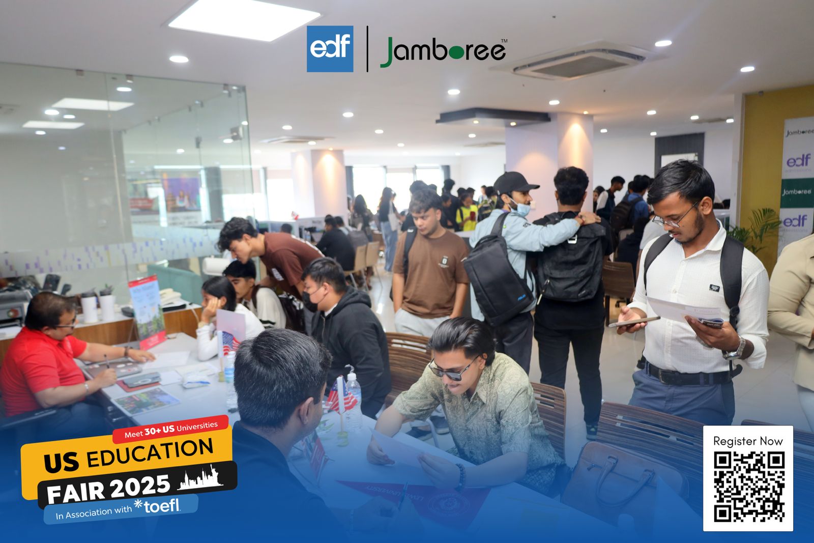 EDF Jamboree Hosts Nepal’s Biggest US Education Fair with 30+ American Universities