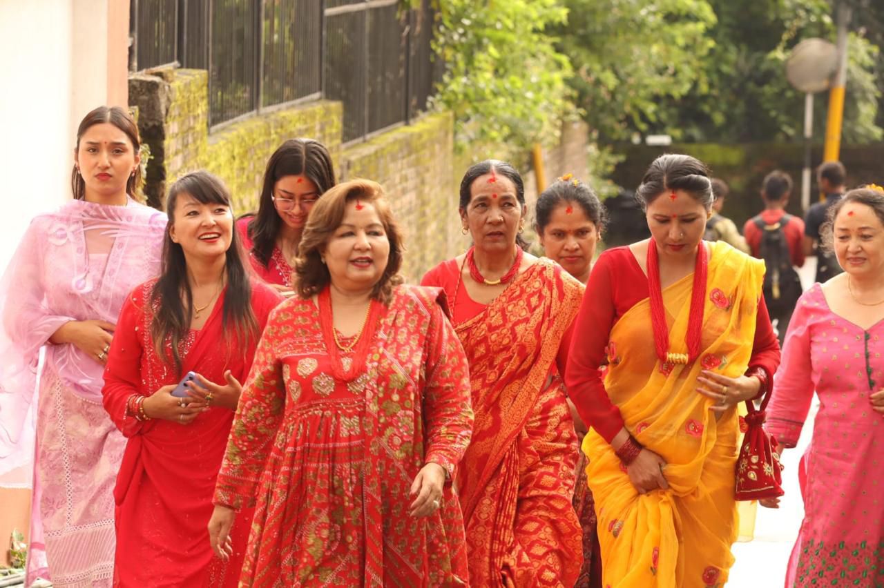 परराष्ट्रमन्त्री डा. राणाले बुढानीलकण्ठस्थित निवासमा भित्र्याइन् गौरा