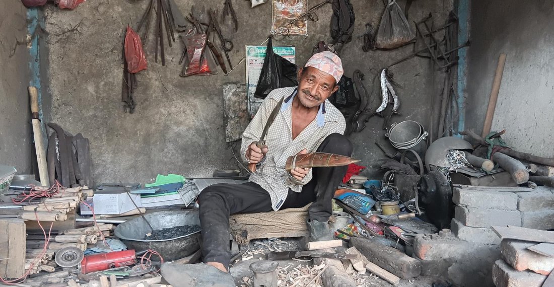 परम्परागत आरन पेसासँगै बाँचेका रामकुमार बराइली
