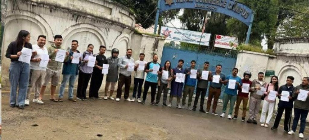 संविधान र गणतन्त्र रक्षाको माग गर्दै युवा सडकमा