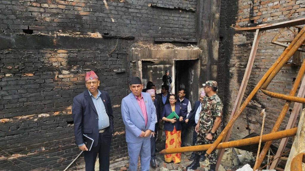 राष्ट्रिय सभाका अध्यक्षद्वारा संसद भवनको अवलोकन