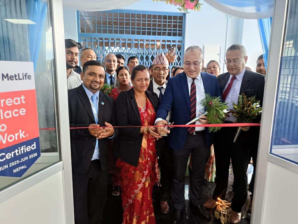 चन्द्रनिगाहपुरमा मेट लाइफ नेपालको नयाँ एजेन्सी कार्यालयको उद्घाटन