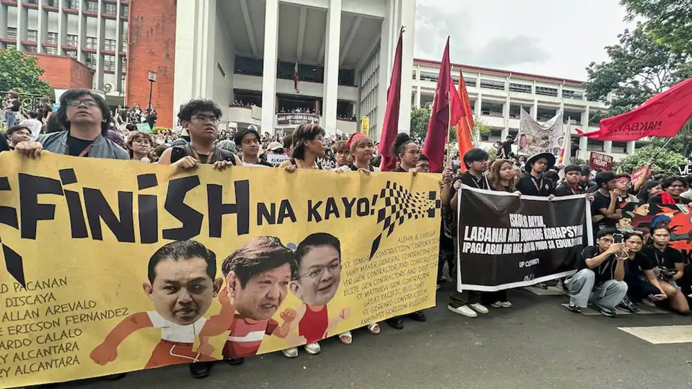 नेपाल र फ्रान्सपछि फिलिपिन्सका जनता भ्रष्टाचारको विरोधमा सडकमा