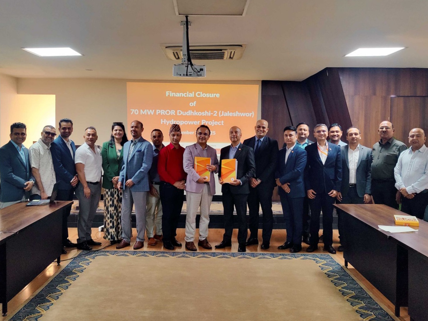 लक्ष्मी सनराइज बैंकको अगुवाईमा दुधकोशी -२ जलविद्युत आयोजनाका लागि जुट्यो लगानी