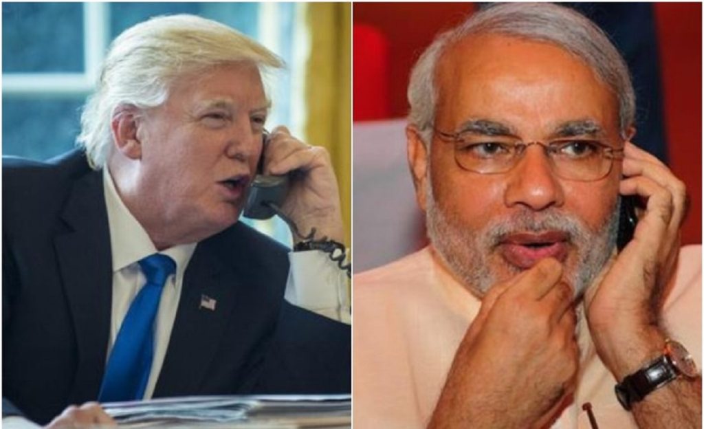 ट्रम्पले फोन गरे मोदीलाई दिए जन्मदिनको शुभकामना