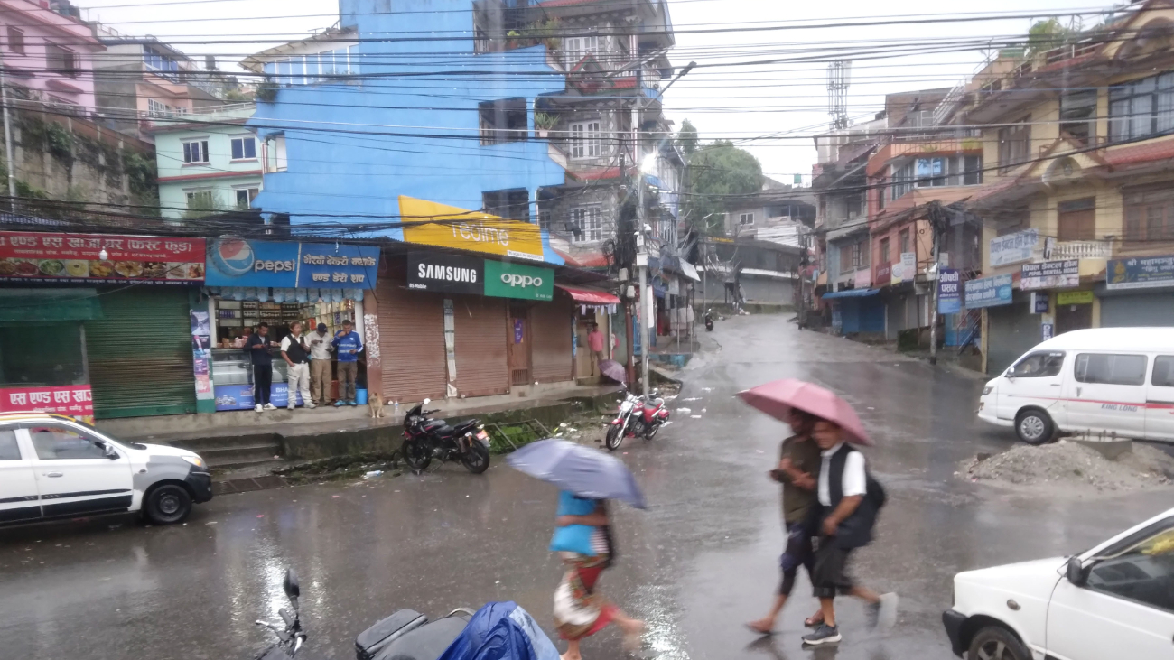  आइतबार बिहानसम्म भारी वर्षाको सम्भावना