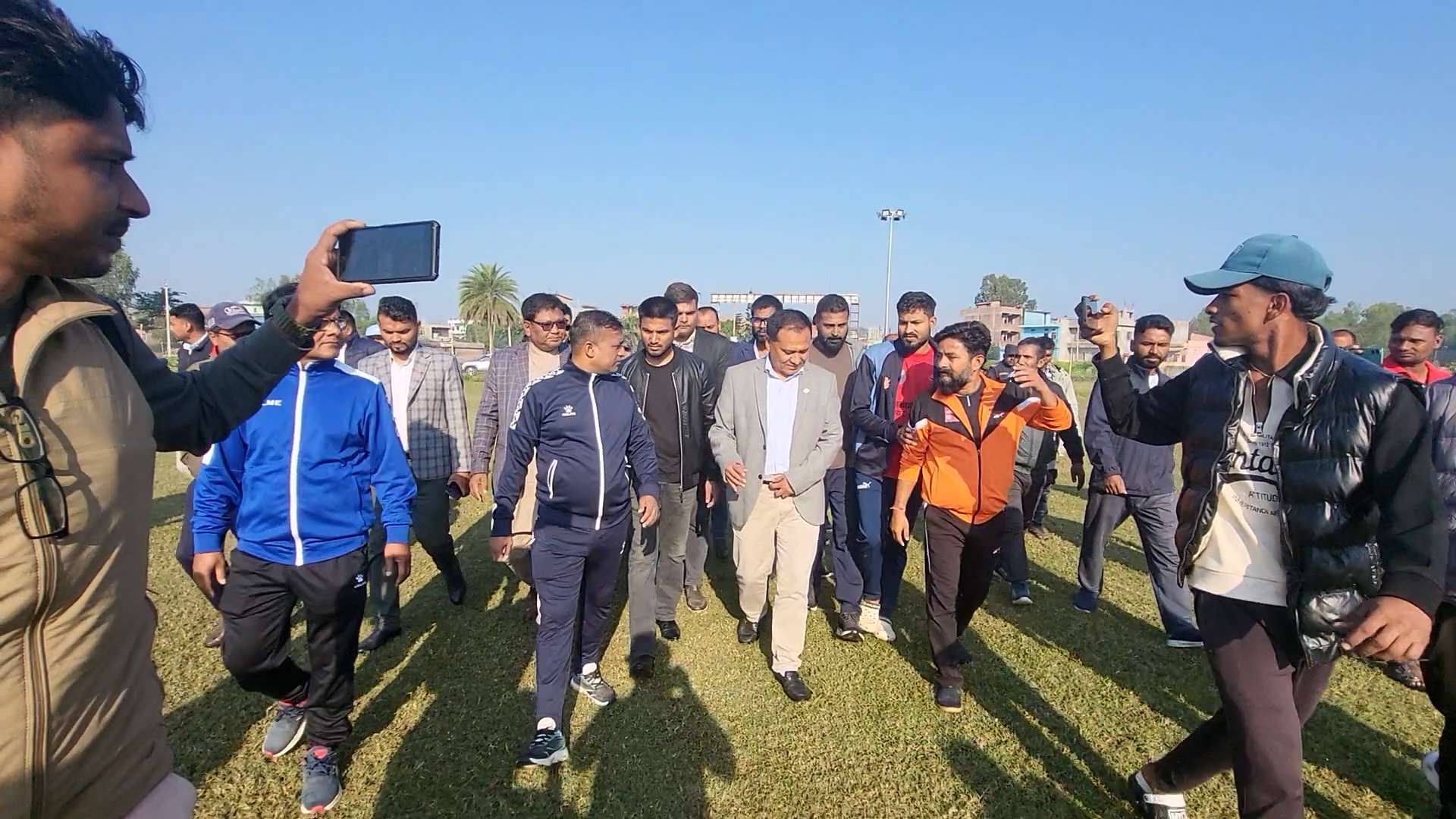 उर्जा मन्त्री घिसिङ र खेलकुद मन्त्री गुप्ताद्वारा जनकपुरधामको निर्माणाधिन रंगशालाको निरीक्षण (भिडियो सहित)