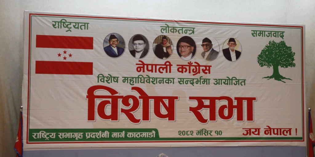 विशेष महाधिवेशन पक्षधरको सभा सम्पन्न