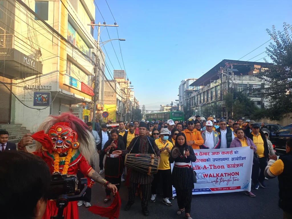 हीरक महोत्सवमा पदयात्रा