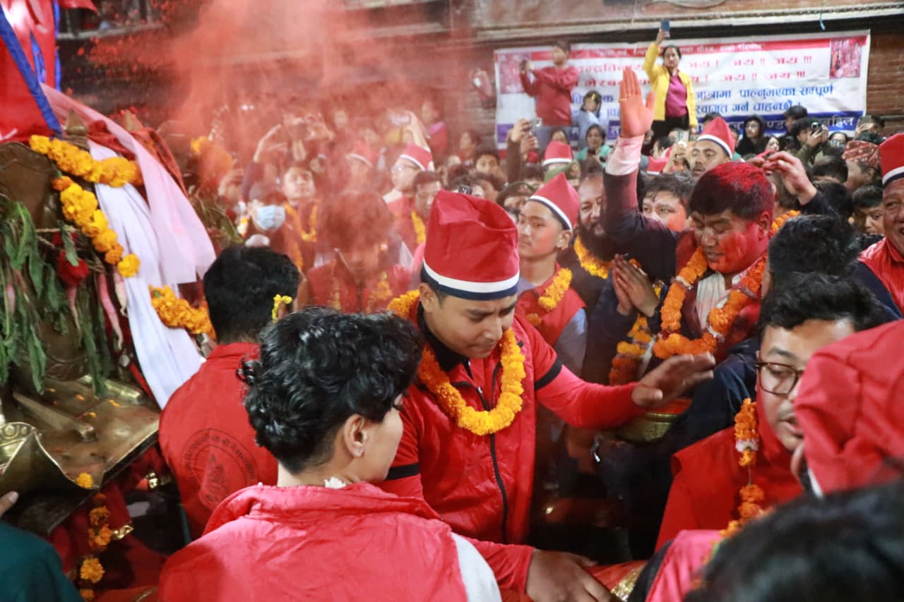 साढे तीन सय वर्ष पुरानो श्री चन्द्रविनायक तथा श्री भैरवनाथ जात्रा