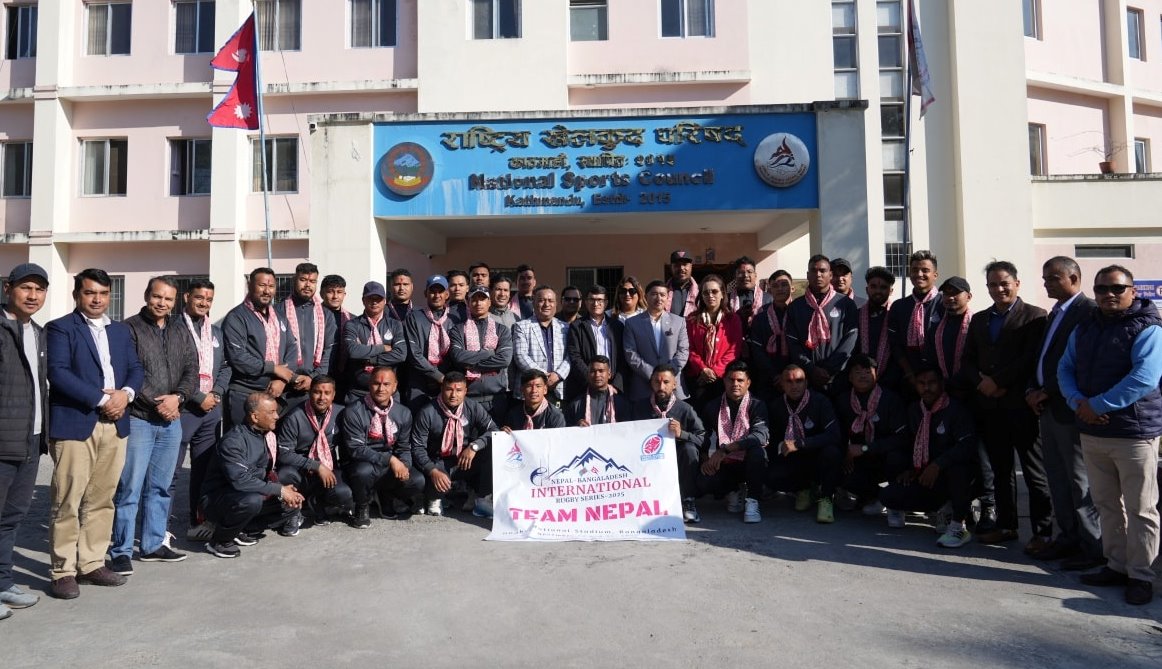 रग्बी टोली बंगलादेश प्रस्थान