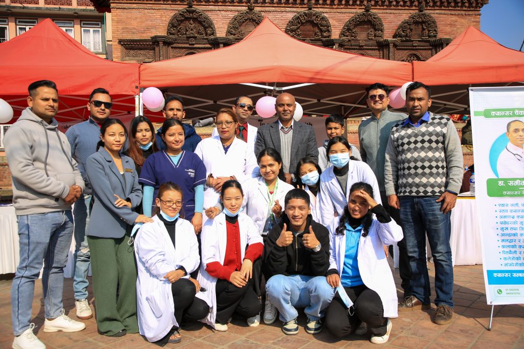 एनआइएचएसको एक दिने निशुल्क स्वास्थ्य शिविर सम्पन्न