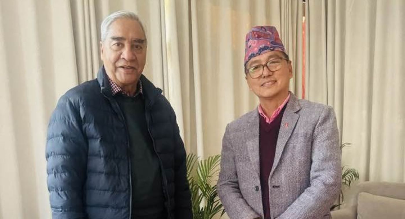 देउवालाई भेट्न देउवा निवास पुगे लिङ्देन