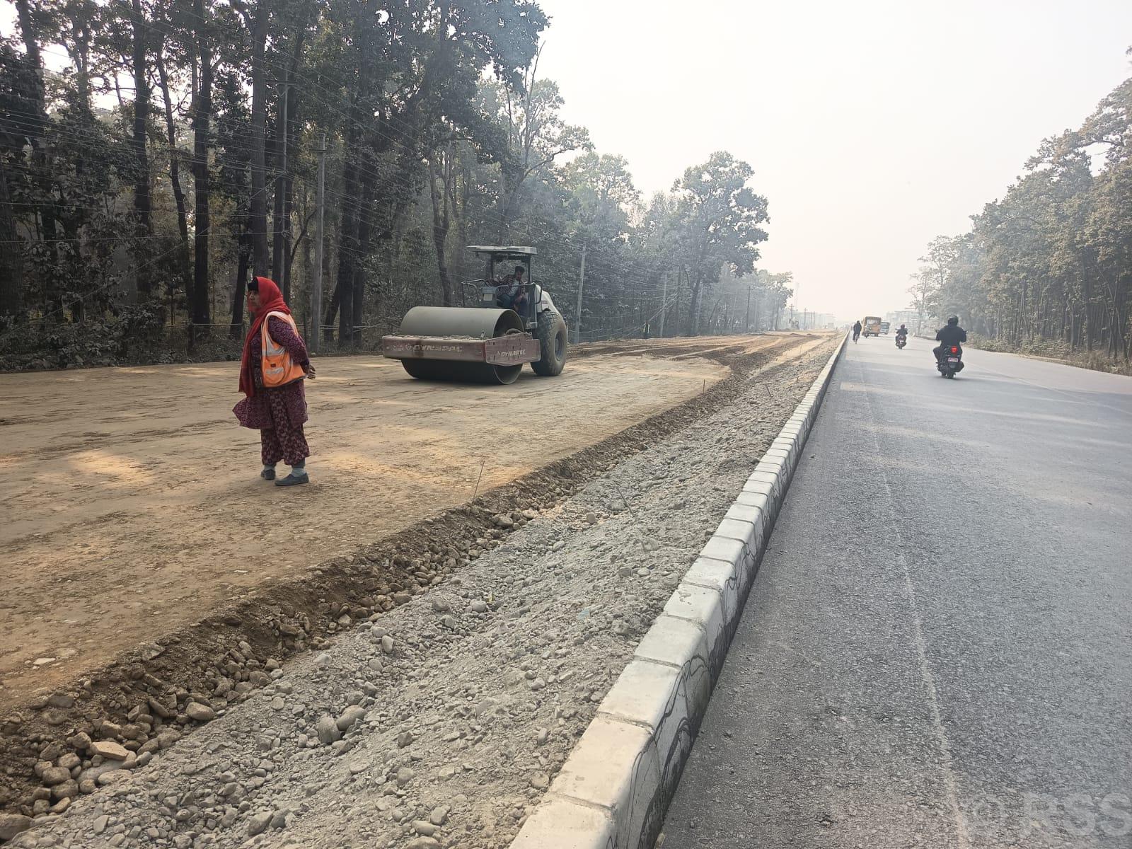 ‘एसियन हाइवे’ निर्माण दुई वर्षमा ३५ प्रतिशत