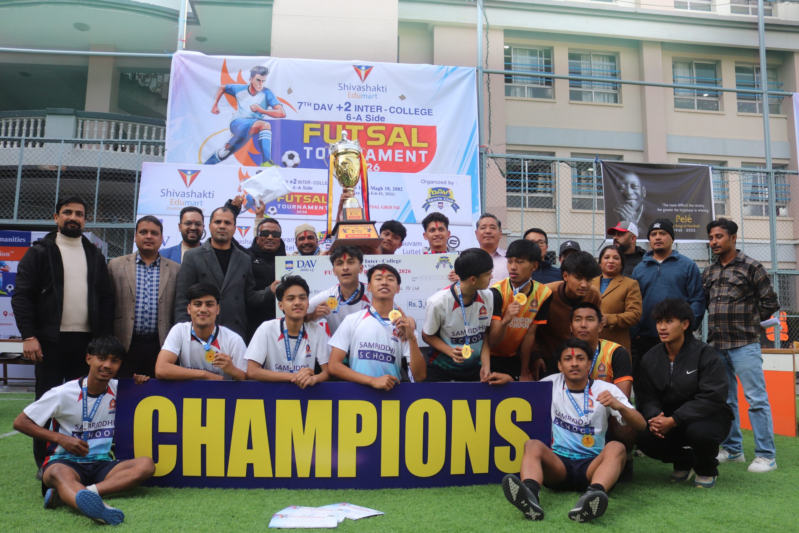 डिएभी २ अन्तरकलेज फुटसल प्रतियोगिता सम्पन्न