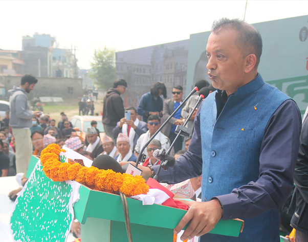 सभापति थापाले मधेस प्रदेशका चार जिल्लाका चुनावी सभामा सम्बोधन गर्ने