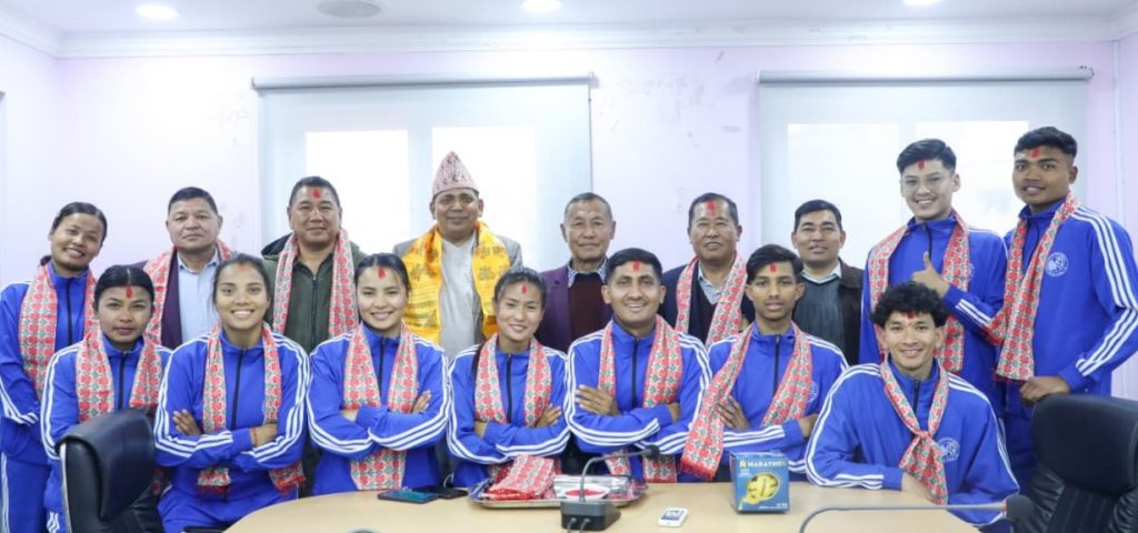 सेपाकताक्रो च्याम्पियनसिपमा सहभागी हुने नेपाली टोलीको बिदाइ