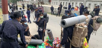 नवलपुरबाट करिब तीन सय निर्वाचन प्रहरी स्याङ्जा पठाइयो