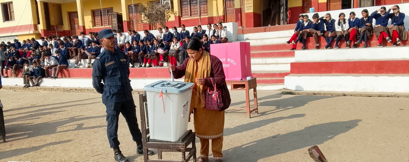 बाजुरामा नमुना मतदान