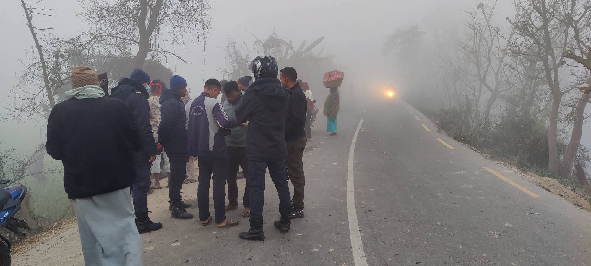 रौतहटमा मोटरसाईकल दुर्घटना हुँदा दम्पतिको मृत्यु