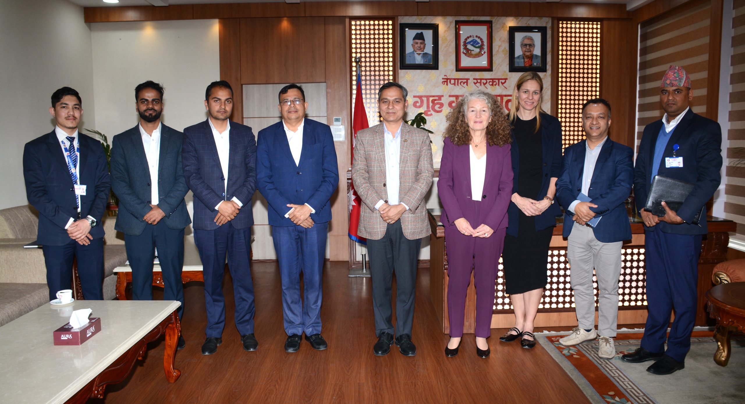 गृहमन्त्री अर्याल र नेपालको लागि संयुक्त राष्ट्र संघका आवासीय संयोजकबीच भेटवार्ता