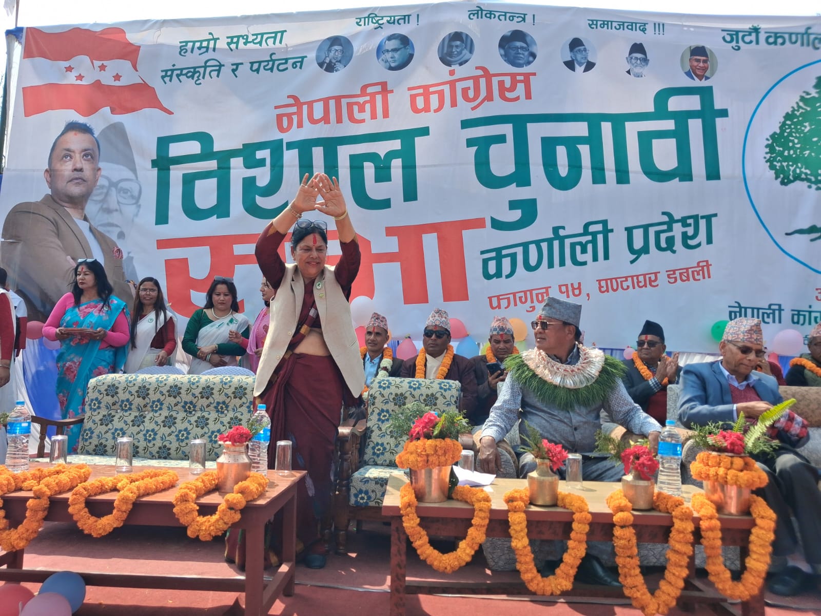 कर्णाली विकासका लागि काँग्रेसलाई मतदान गर्न भुसालको आग्रह