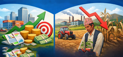 निजी क्षेत्रमा कर्जा प्रवाह ३.६ प्रतिशतले वृद्धि, कृषि कर्जामा संकुचन