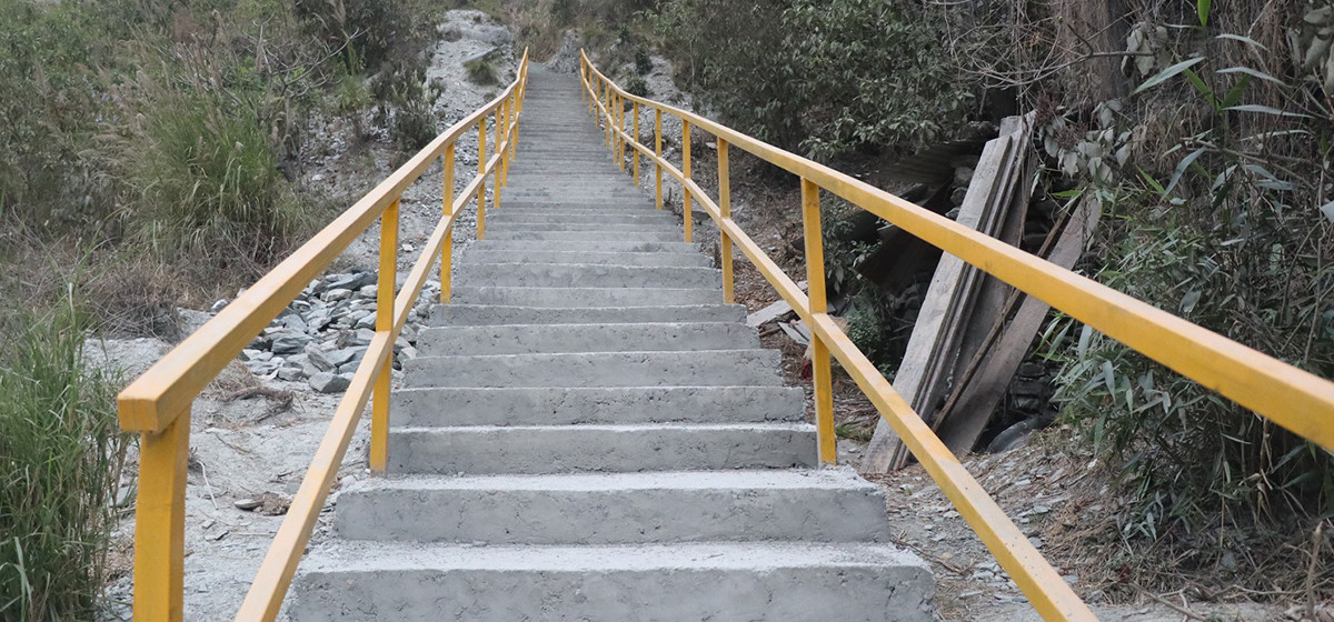 राहुघाट-पिप्ले बगैँचा जोड्ने पदमार्ग निर्माण