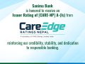 सानिमा बैंक लिमिटेडले पायो ‘केयर–एनपी ए माइनस’ रेटिङ