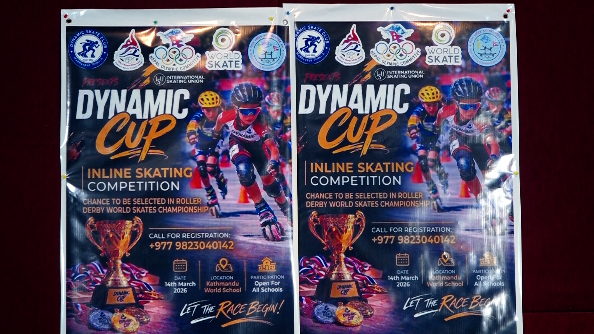 डाइनामिक कप इन्लाइन स्केटिङ प्रतियोगिता आयोजना हुने (भिडियो सहित)