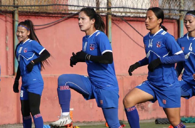 साफ महिला च्याम्पियनसिपः एन्फाले ३५ खेलाडीलाई बन्द प्रशिक्षणमा बोलायो