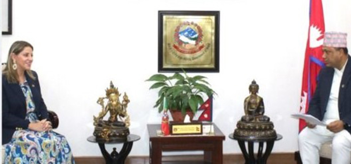 परराष्ट्रमन्त्री खनाल र पोर्चुगलकी उपविदेशमन्त्री जेभियरबीच भेटवार्ता