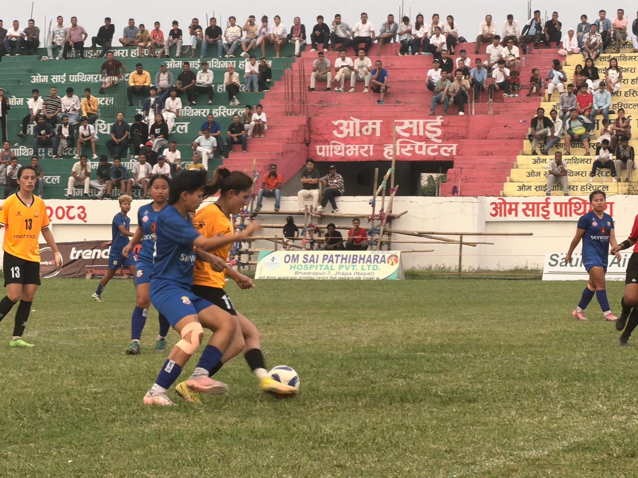 चन्द्रगढी महिला गोल्डकपः एपिएफ सेमिफाइनलमा