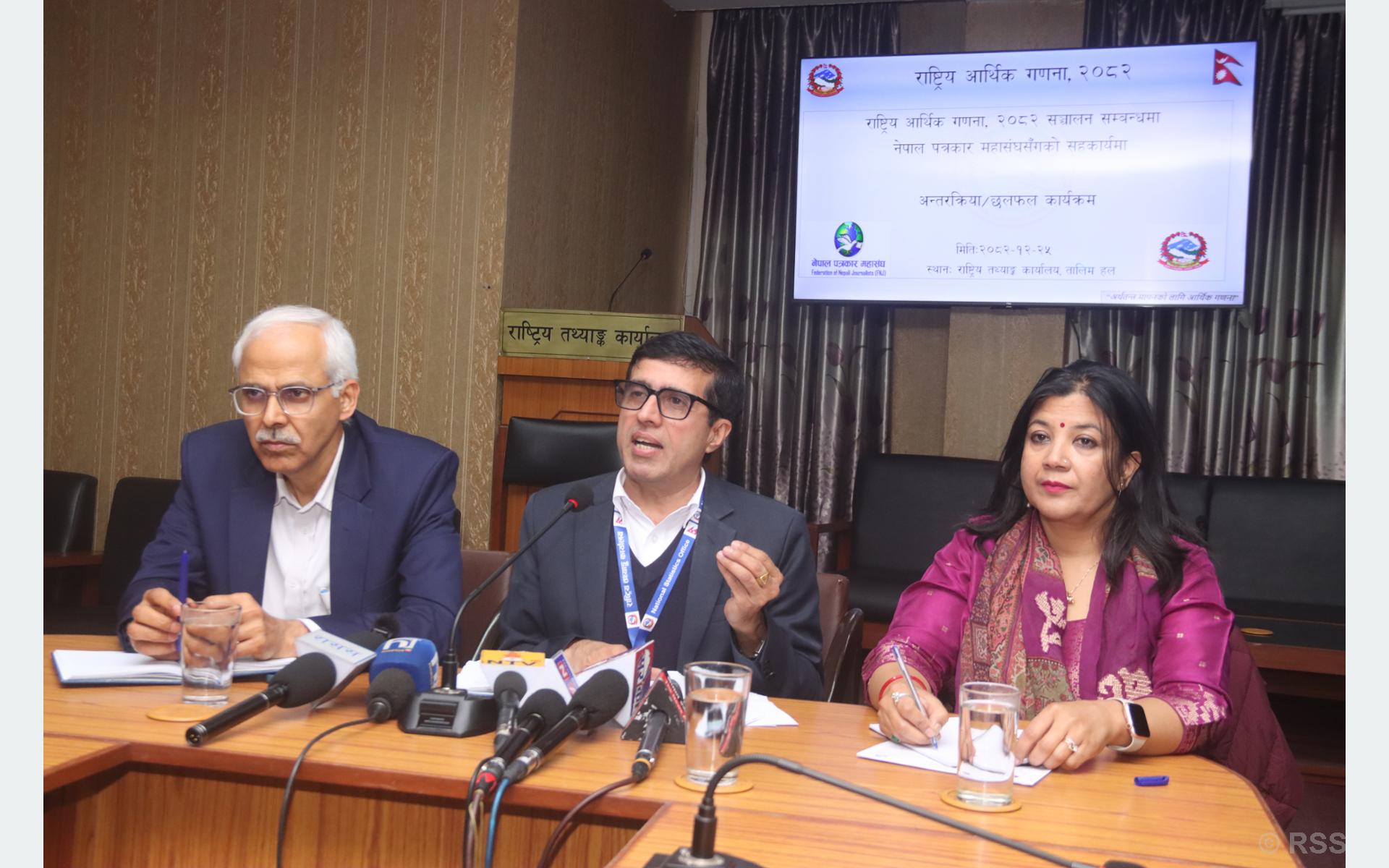 दोस्रो आर्थिक गणना, २०८२ का गणकलाई आजदेखि पाँच दिने तालिम