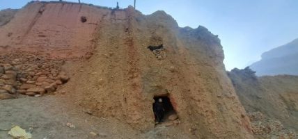 Ancient monastery inside a cave in Chhusang   