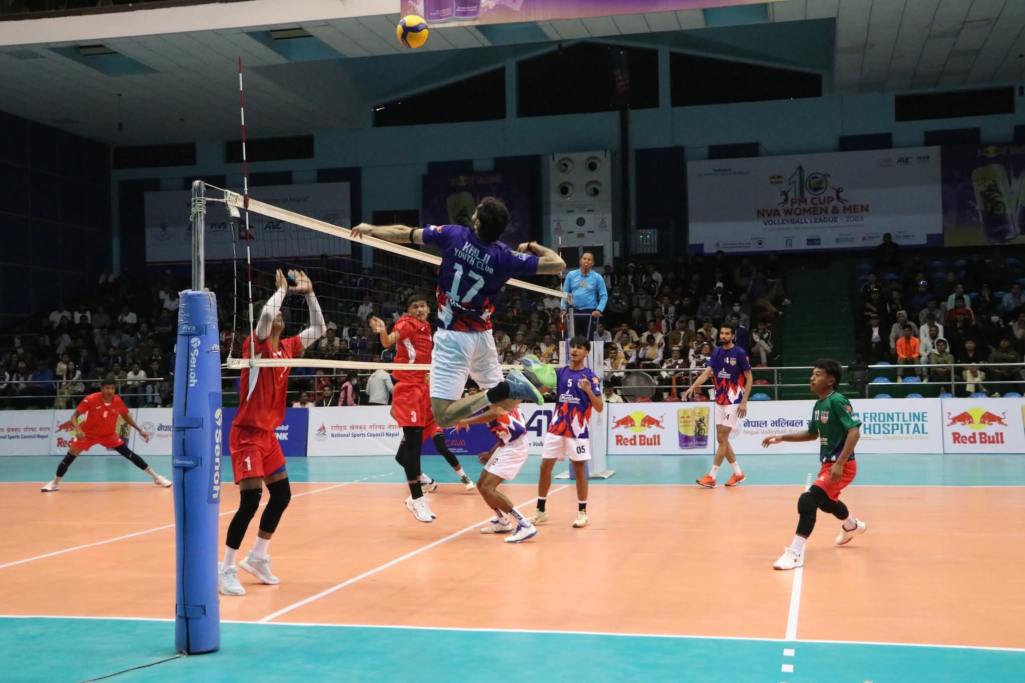 प्रधानमन्त्री कप एनभीए भलिबलमा आज ५ वटा खेल हुँदै