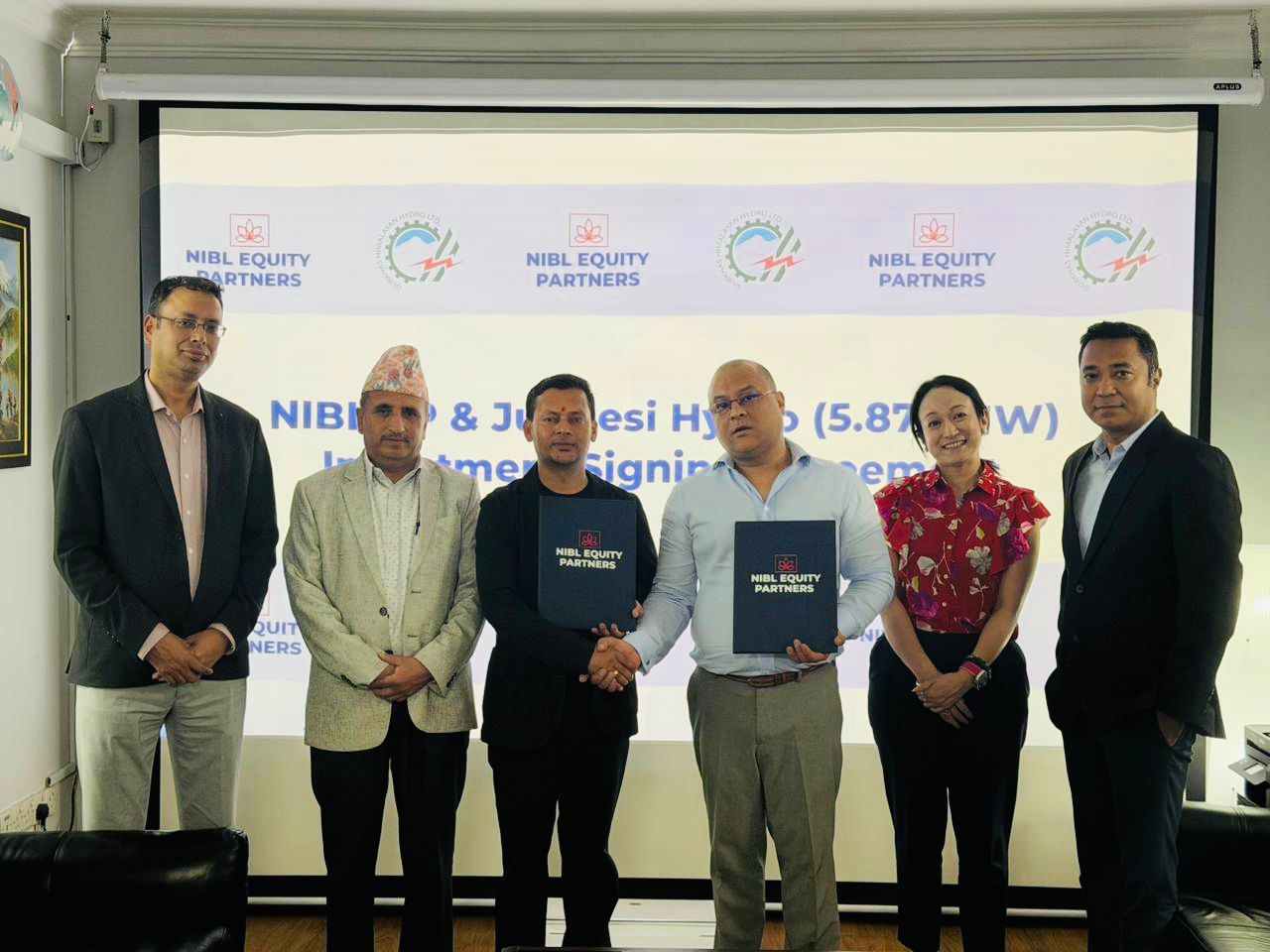 एनआईबीएल इक्विटी पार्टनर्सको गोर्खाज हिमालयन हाइड्रोमा १५ करोड लगानी सम्झौता