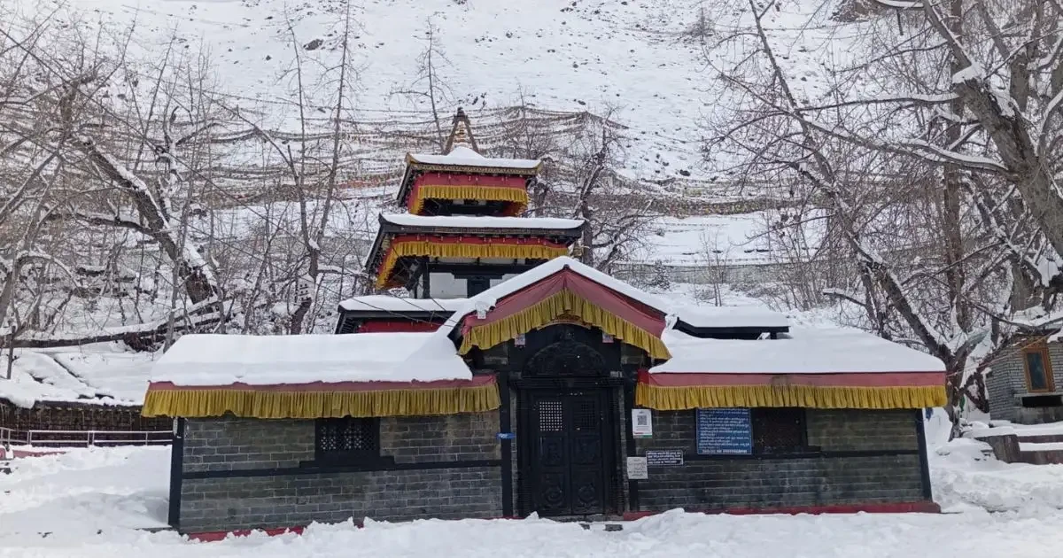 मुस्ताङको तल्लो क्षेत्रमा बाक्लो हिमपात