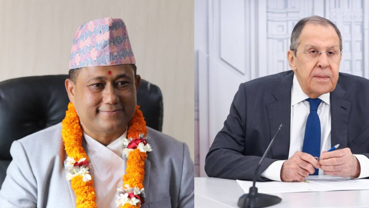 रूसका परराष्ट्रमन्त्रीद्वारा परराष्ट्रमन्त्री खनाललाई बधाई