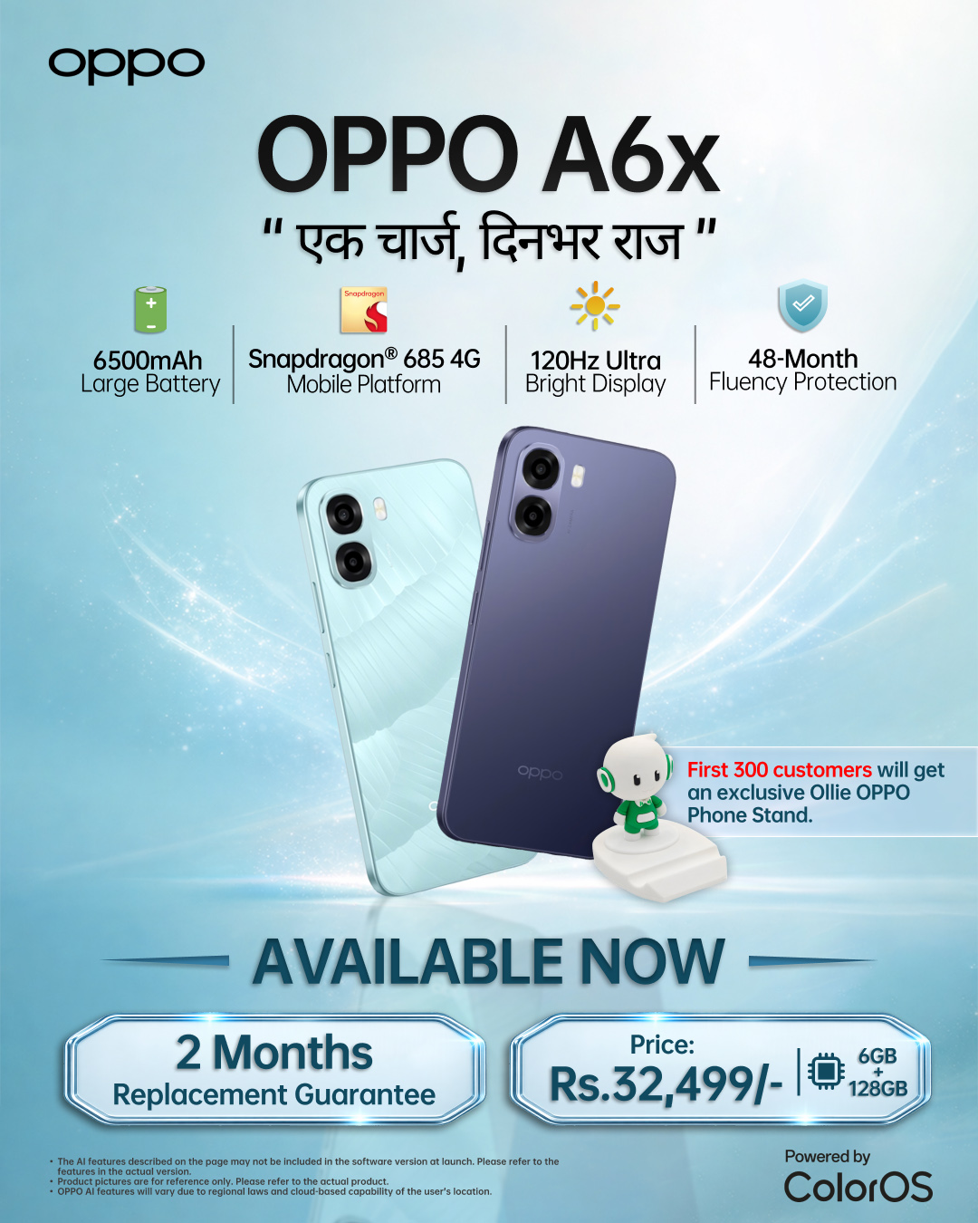 ओप्पो ए६एक्स अब नेपालमा उपलब्ध, मूल्य ३२,४९९