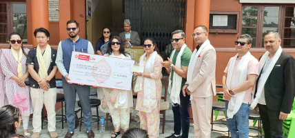 प्रभु महालक्ष्मी लाइफ इन्स्योरेन्सको बुढानिलकण्ठ मोडल कम्युनिटि एकेडेमीलाई सहयोग