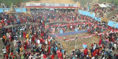 Devotees throng at Matatirtha to pay homage to deceased mothers   