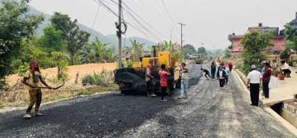 विश्व बैंकको सहयोगमा निर्माणाधीन सडकमा ४३ प्रतिशत प्रगति