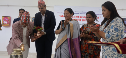 शिक्षामा सीप ‘स्केचिङ एण्ड स्क्ल्पचर प्रदर्शनी’ सुरु