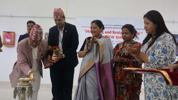 शिक्षामा सीप ‘स्केचिङ एण्ड स्क्ल्पचर प्रदर्शनी’ सुरु