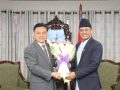 सभामुख अर्यालसँग चिनियाँ राजदूतको शिष्टचार भेट