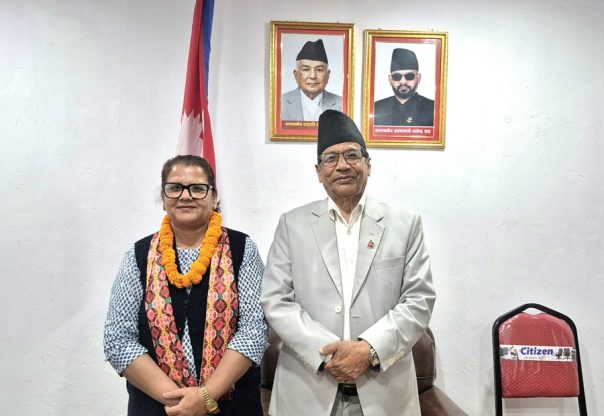 राष्ट्रियसभा उपाध्यक्ष भण्डारी र गण्डकी प्रदेश प्रमुखबीच भेटवार्ता